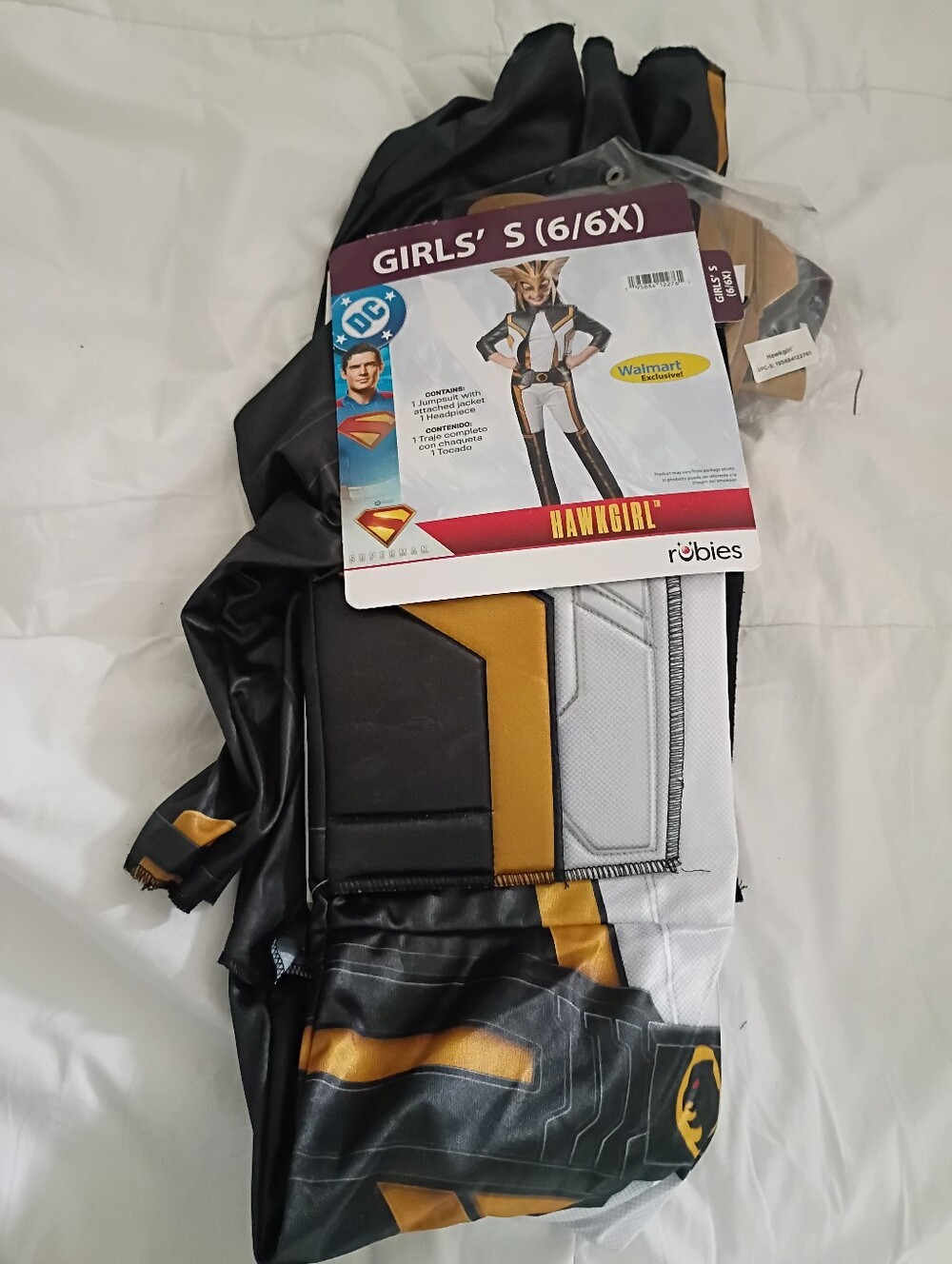 Girls' DC Comics Hawkgirl Costume S (6/6X) New in tags it